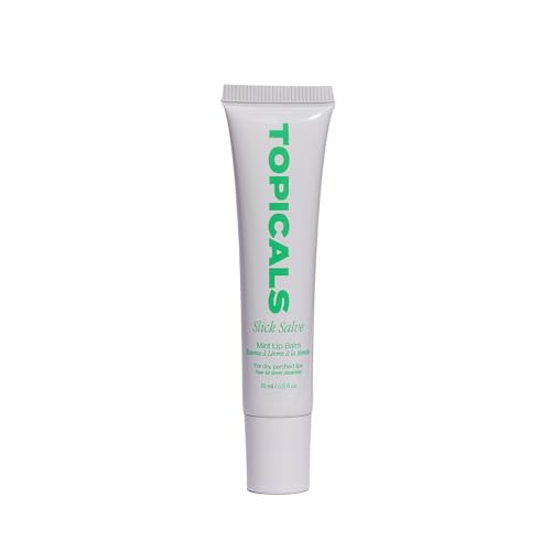 Topicals Slick Salve Mint Glossy Lip Balm | Soothes Discomfort, Strengthens Barrier and Provides Lasting Hydration & Relief | Vegan, Paraben-Free Formula with Hyaluronic Acid and Ceramides (0.5 Fl Oz) | Amazon (US)