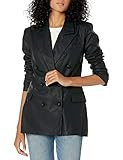 [BLANKNYC] WOMEN'S VEGAN LEATHER BLAZER,Creek,XS | Amazon (US)