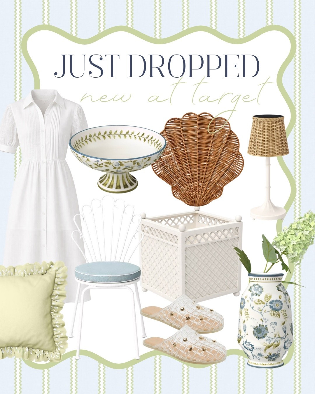 These new arrivals are so good 😍 @Target 

Target home, Target style, coastal grandma, coastal Grandmillennial, blue and green, Grandmillennial decor, classic style

#LTKHome #LTKSeasonal