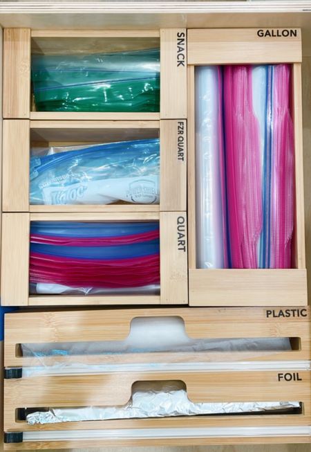 Ziplock + Wrap organizer for your kitchen drawers. Are you trying to get organized? Home Sweet Organized can help. 


#homesweetorganized #organizingtips #organizedlife #getorganized #organizing #homeorganization #decluttering #organizedhome

#LTKhome #LTKunder50 #LTKfamily