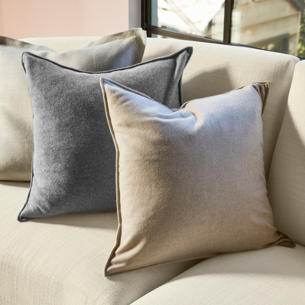 European Solid Cashmere Pillow Cover | Williams-Sonoma