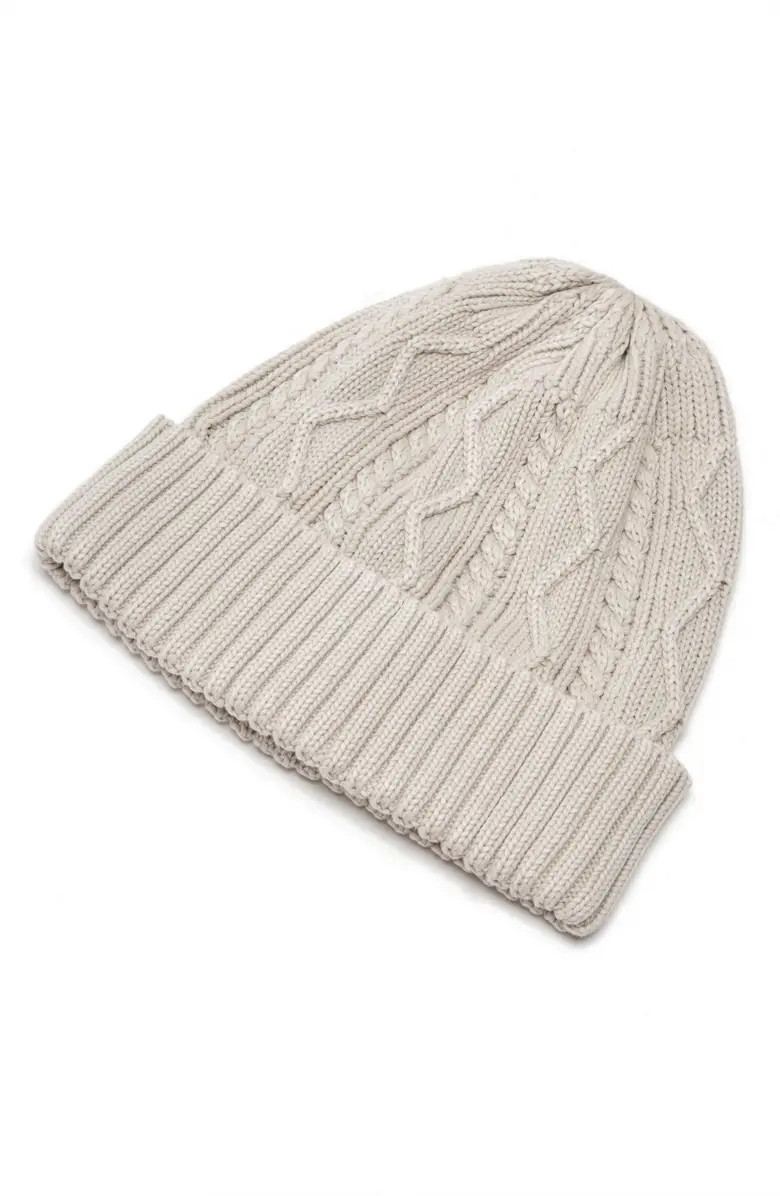Free People Storm Washed Cotton Cable Beanie | Nordstrom | Nordstrom