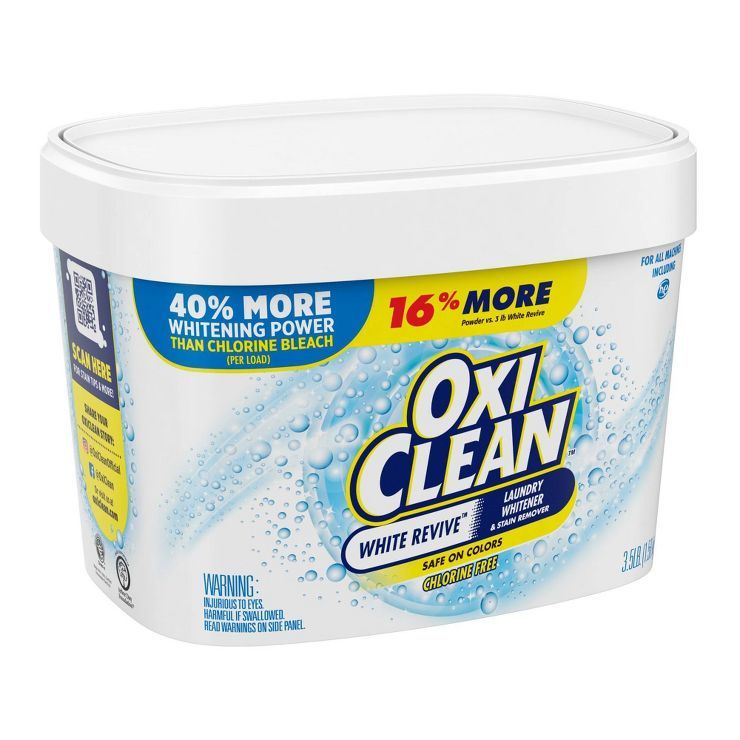 OxiClean White Revive Laundry Whitener + Stain Remover Powder - 3.5lbs | Target