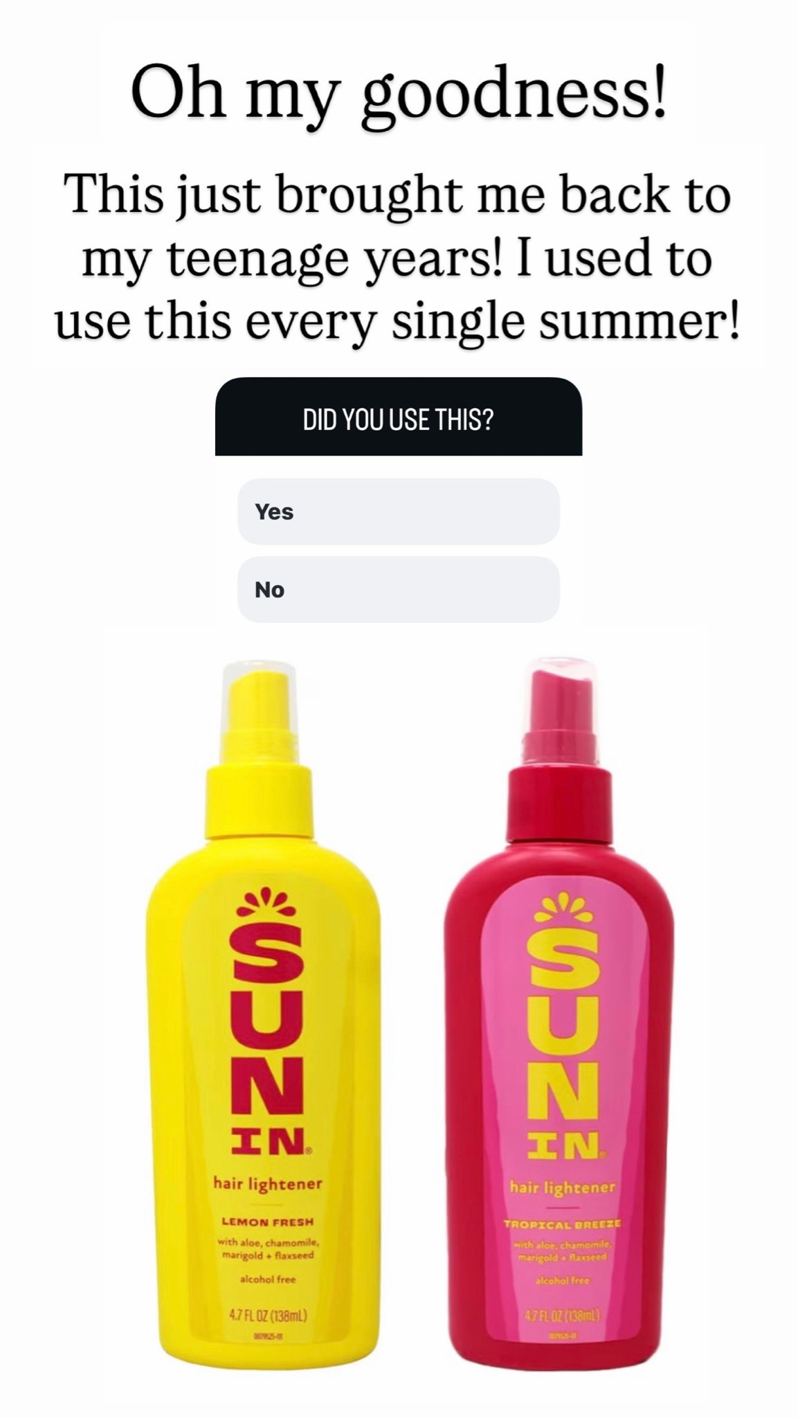 Sun In to help lighten your summer hair!!!

#LTKBeauty