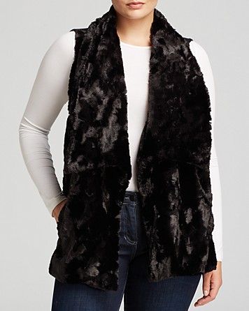 Karen Kane Plus Faux Fur Vest | Bloomingdale's (US)