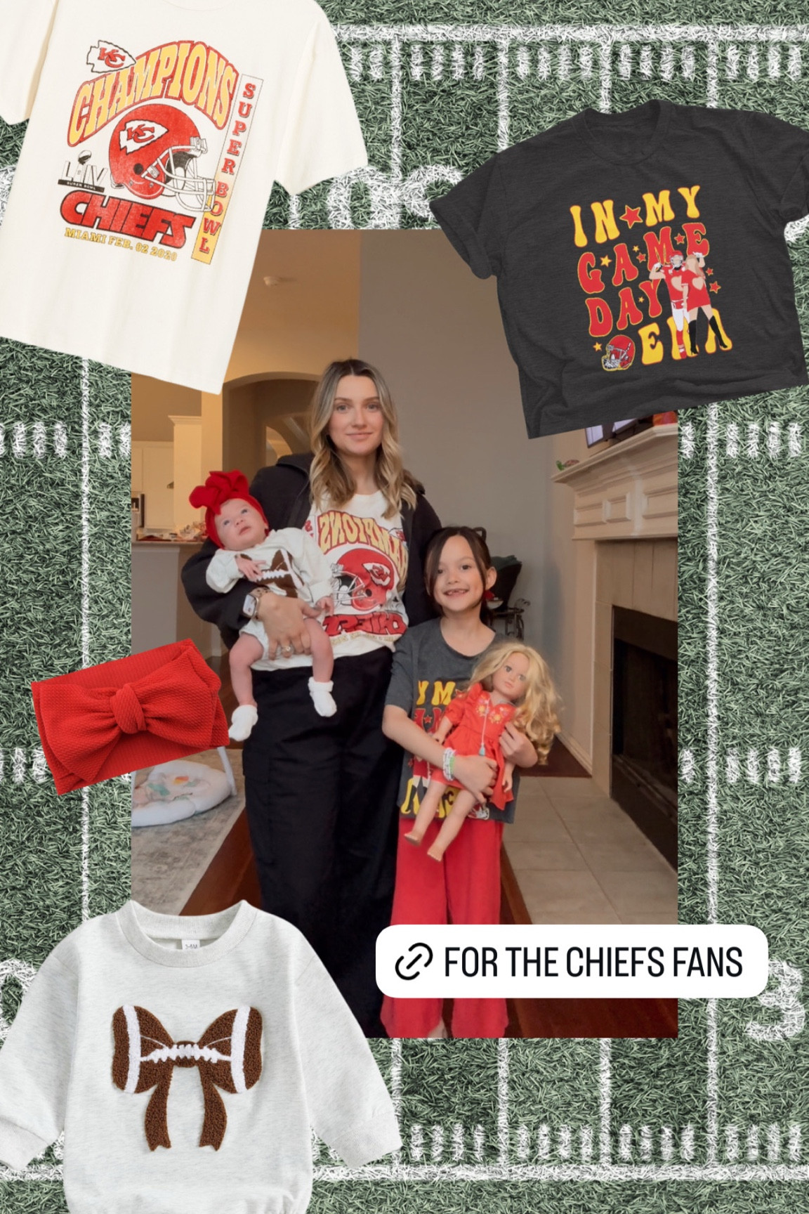 Game day attire for the Chiefs fans ♥️💛

#LTKFamily