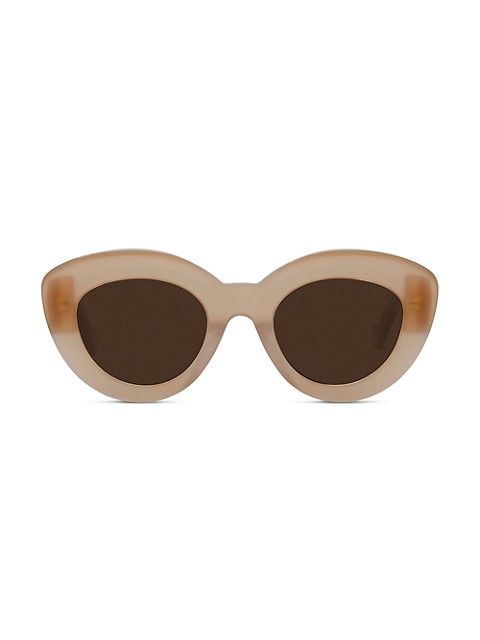 Loewe 50MM Oversized Cat Eye Sunglasses | Saks Fifth Avenue