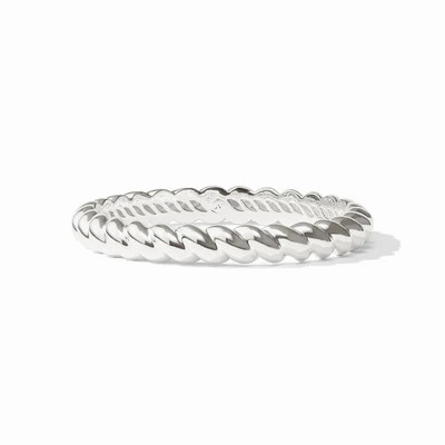 Ravello Bangle - Silver / Large | Julie Vos