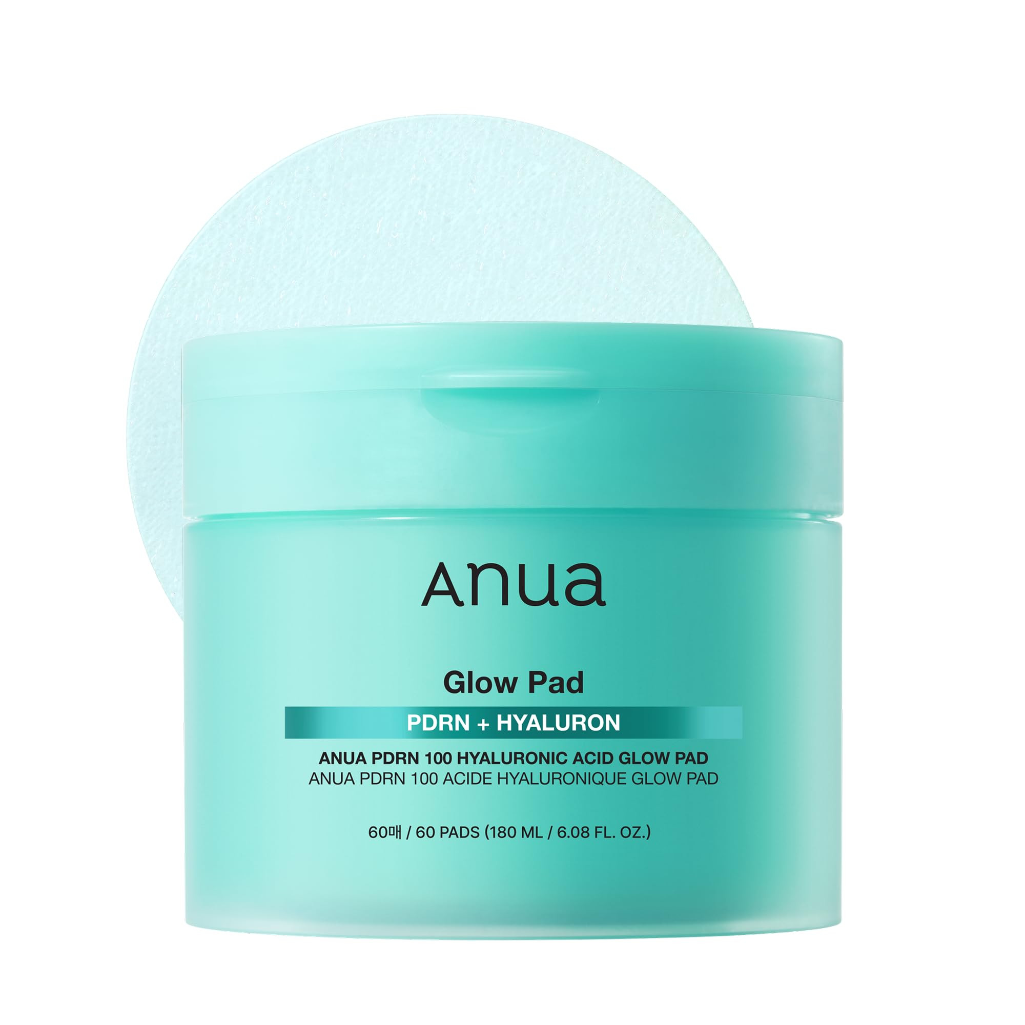 ANUA PDRN 100 Hyaluronic Acid Pad, Glow-Plumping Korean Face Pad for Daily Skincare & Makeup Prep... | Amazon (US)