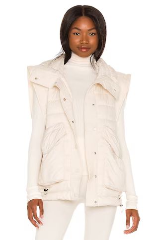 Toast Society Juna Puffer Vest in Ivory from Revolve.com | Revolve Clothing (Global)
