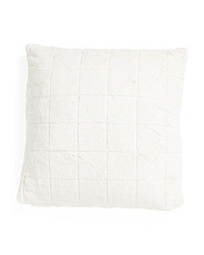 20x20 Grid Cut Faux Fur Pillow | Marshalls