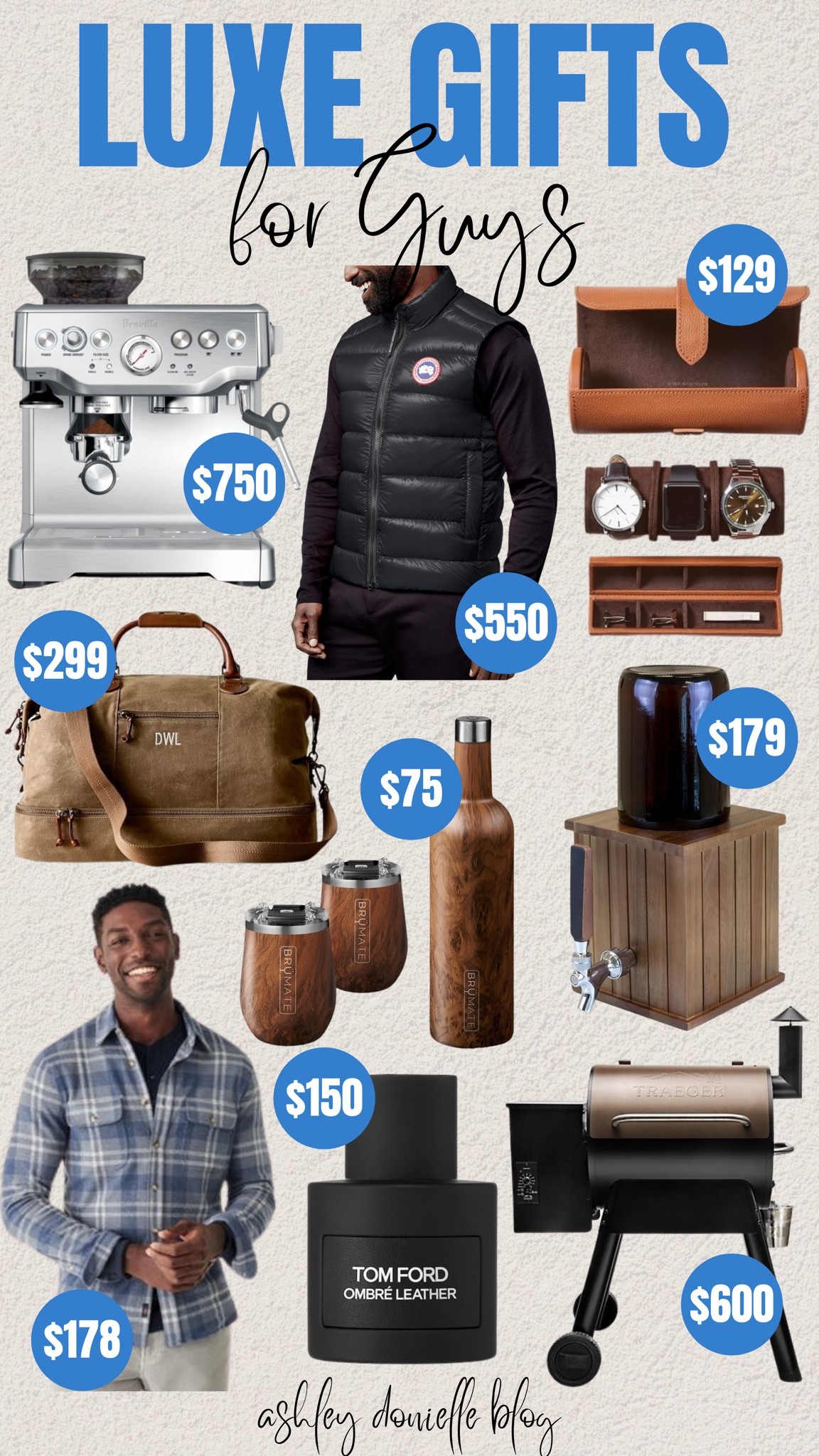 Luxe gifts for guys! 

Growler, beer tap, espresso maker, men’s jacket, men’s vest, brumate, tumbler, overnight bag, flannel, grill, traeger, watch box, cologne 

#LTKmens #LTKHoliday #LTKSeasonal