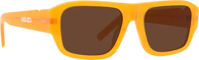 KENZO Youthful Energy 55mm Rectangular Sunglasses | Nordstrom | Nordstrom
