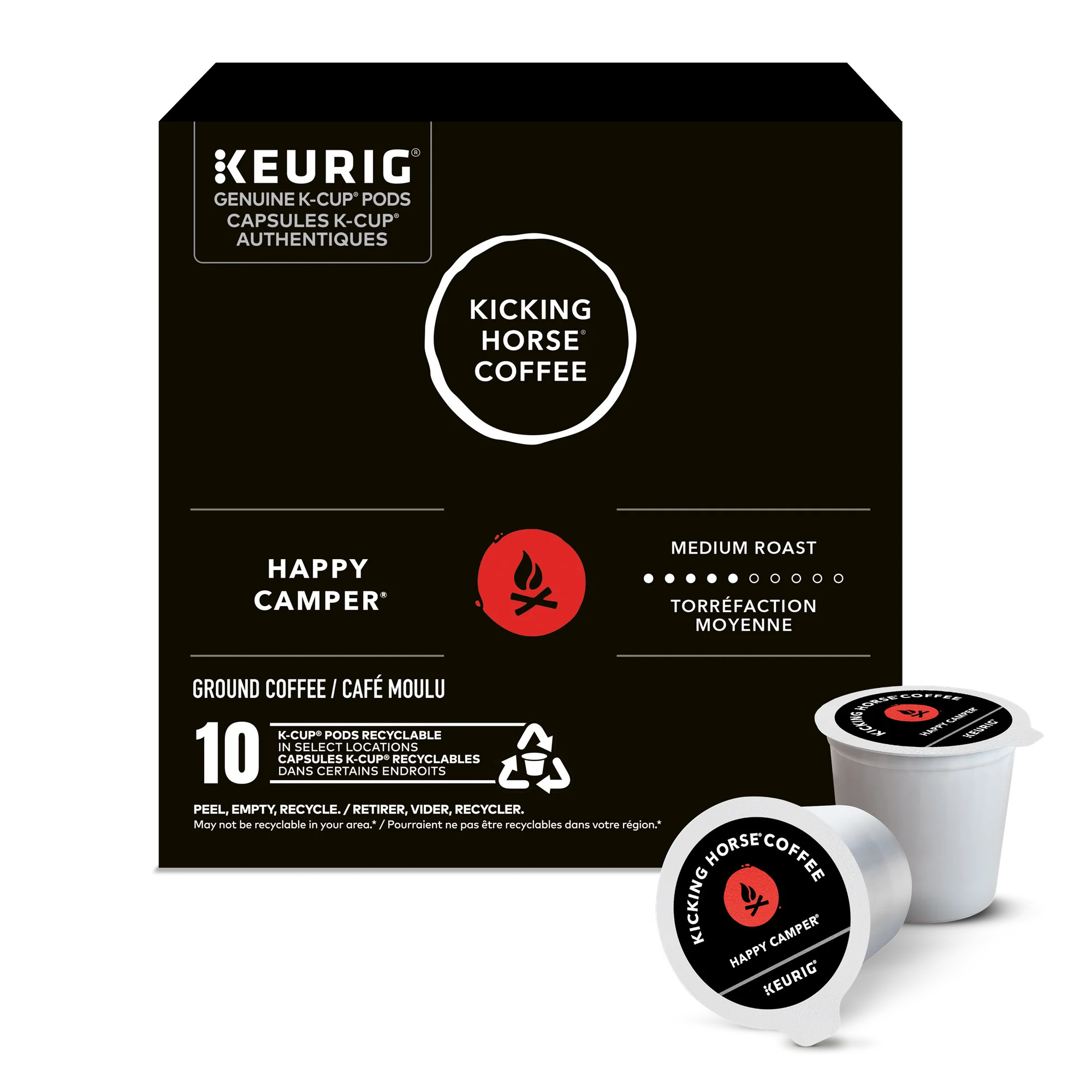 Kicking Horse Happy Camper, Medium Roast, K-Cup Coffee Pods, 10 Pods | Walmart (CA)