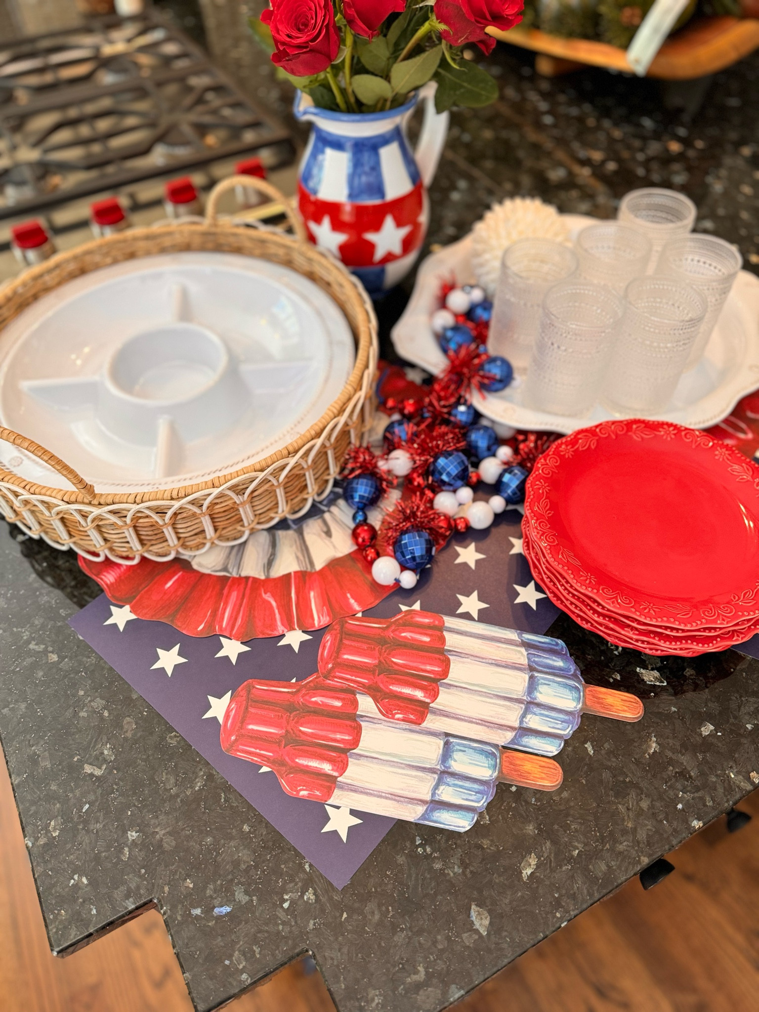 Decorating your table for Memorial Day or 4th of July just got so much easier and fun with paper runners, paper placemats and other table accessories we have found!! Take a look!!

#LTKParties #LTKSeasonal #LTKHome