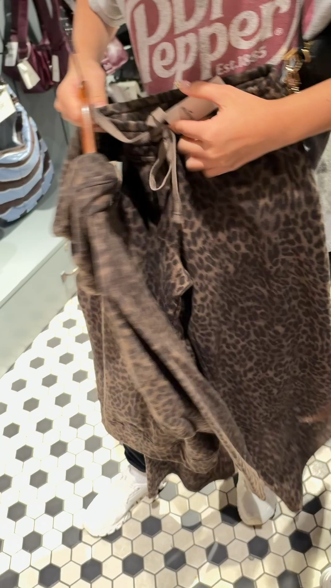 Laila's shopping find! She did an xs in each