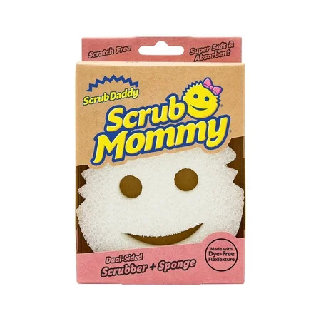 Scrub Daddy Scrub Mommy Dye Free Dual-Sided Cleaning Sponge | Walmart (US)