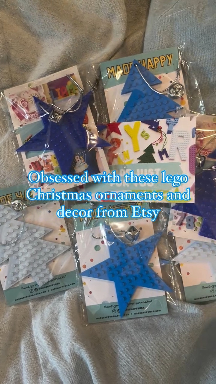 Lego Christmas room in the making and these Etsy ornaments and decor are perfect!

Comment shop

#lego #legofan #legochristmas #legodecor #boysroom #boysroomdecor