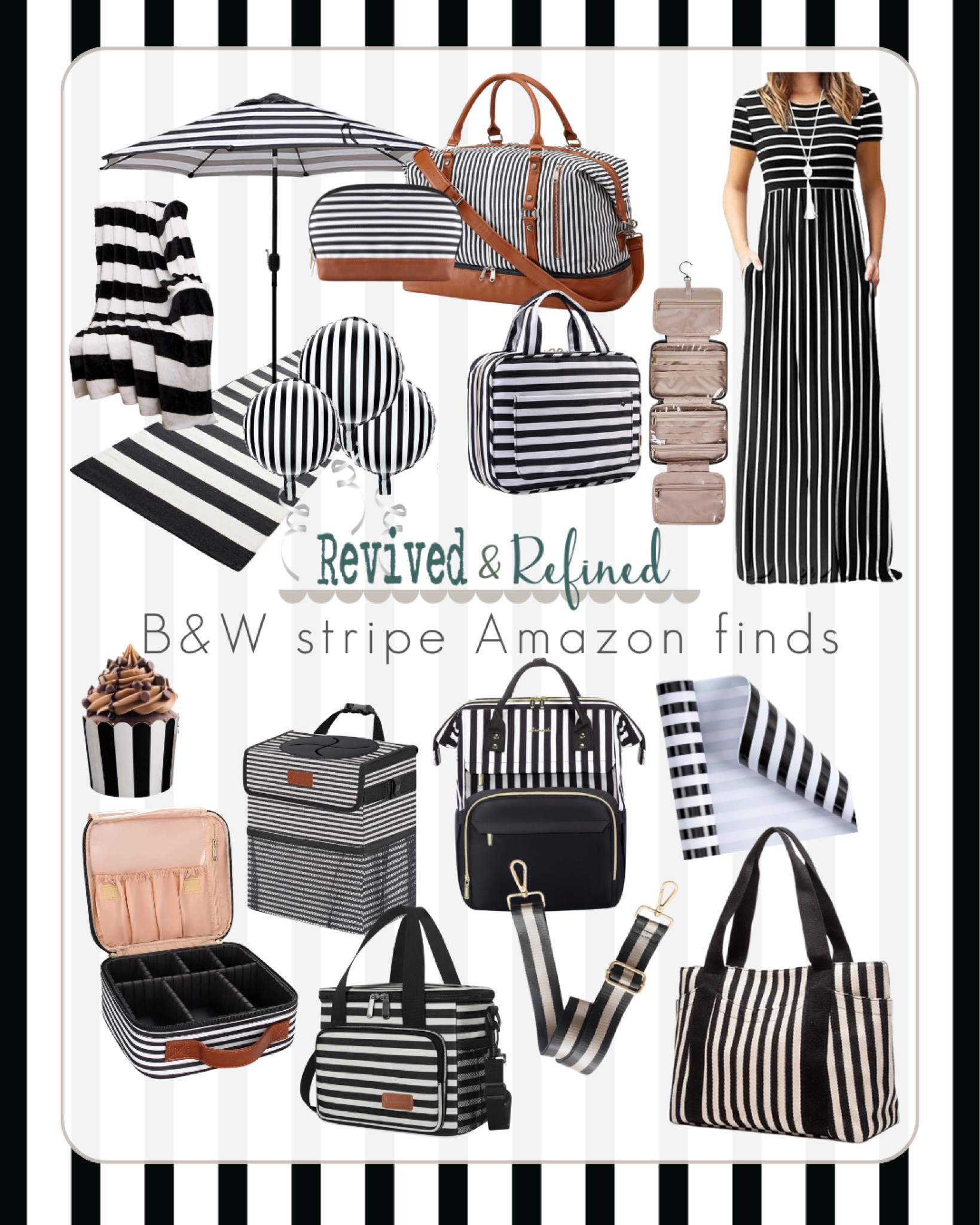 Ooh, Stripe Stripey! 🎶 I love stripes! 
Black & White stripe Amazon finds! 

Travel, party, home, tote, beauty

#travelfinds #patio #stripedbag #stripes

#LTKtravel #LTKhome #LTKitbag