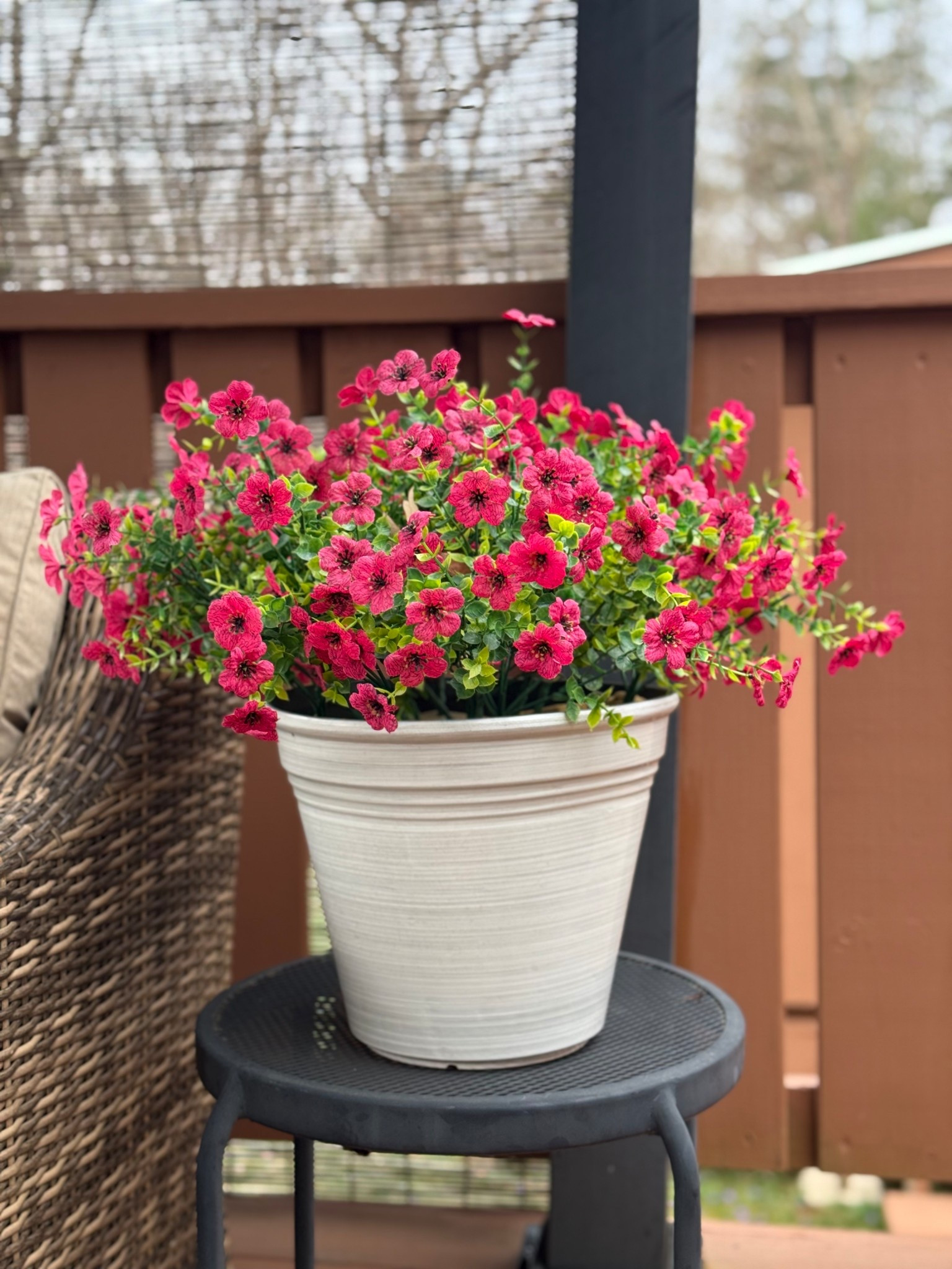 More beautiful faux flowers that I love! No maintenance required. These have been out over a year in indirect sunlight and they haven’t faded at all. 🌸

#LTKHome #LTKSeasonal