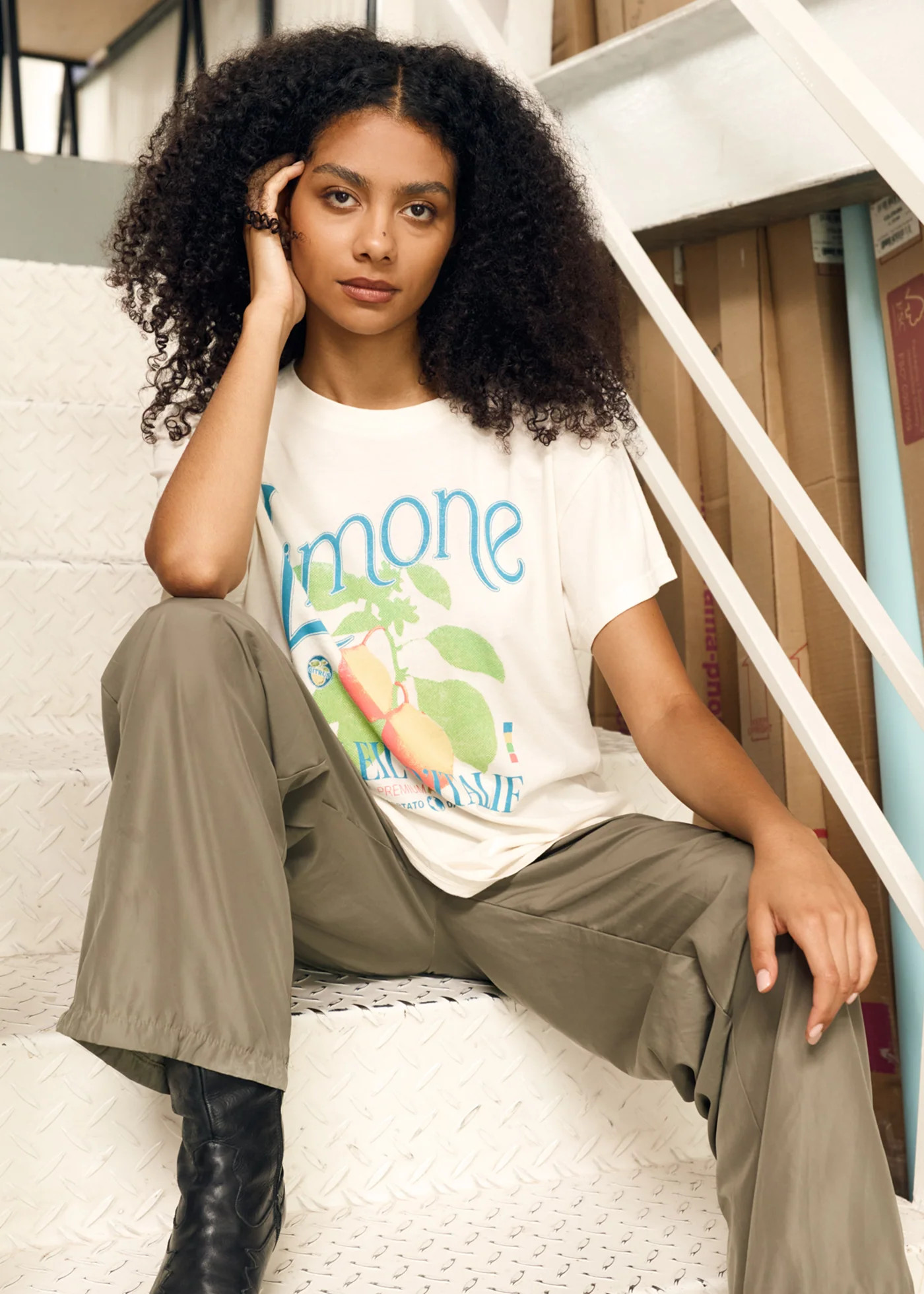 Limone Natural Vintage Tee | Girl Dangerous