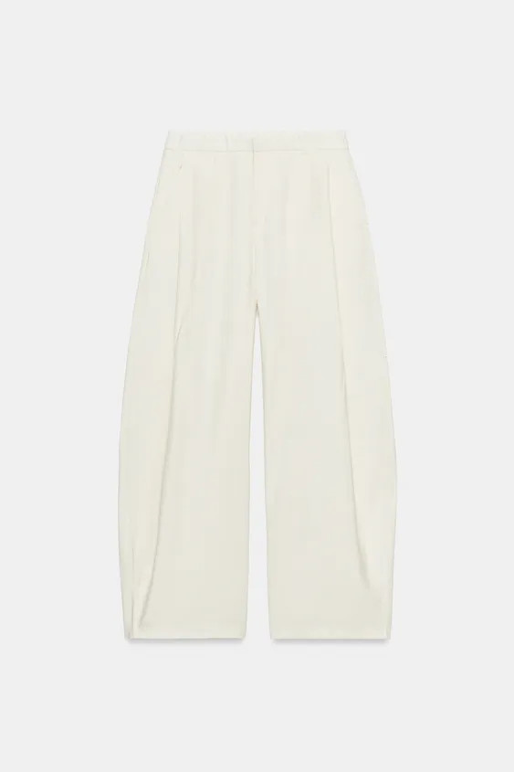 FLIESSENDE HOSE MIT ZIERFALTEN | Zara DE