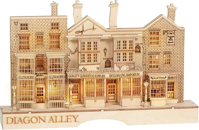 Enesco Flourish Harry Potter Diagon Alley Lit Figurine, 8.7 Inch, Brown | Amazon (US)