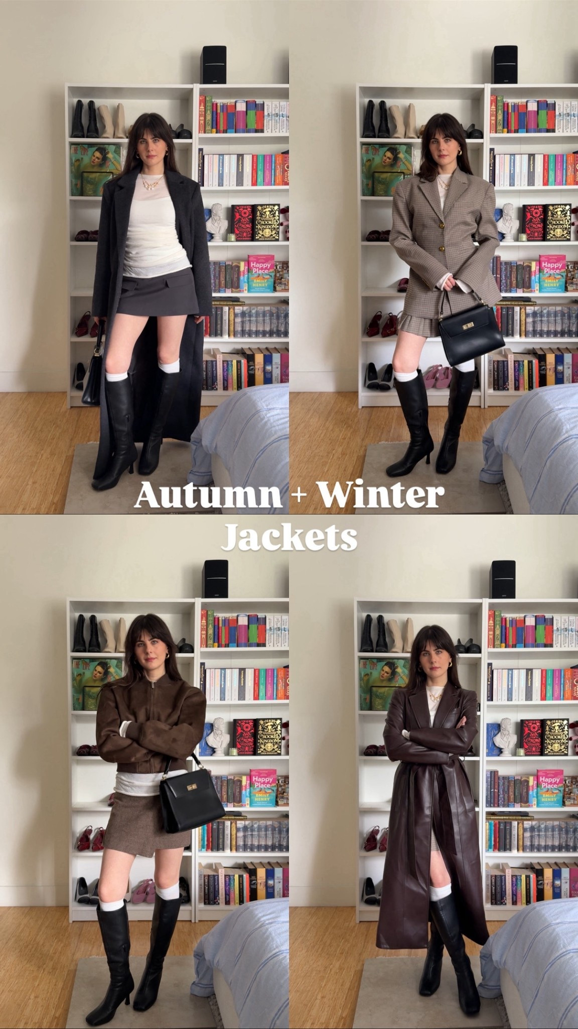 Favourite autumn/winter jackets
Grey wool coat - linked exact
Plaid blazer - linked exact
Suede bomber jacket - linked exact
Brown faux leather trench - Kookai 

#LTKaustralia