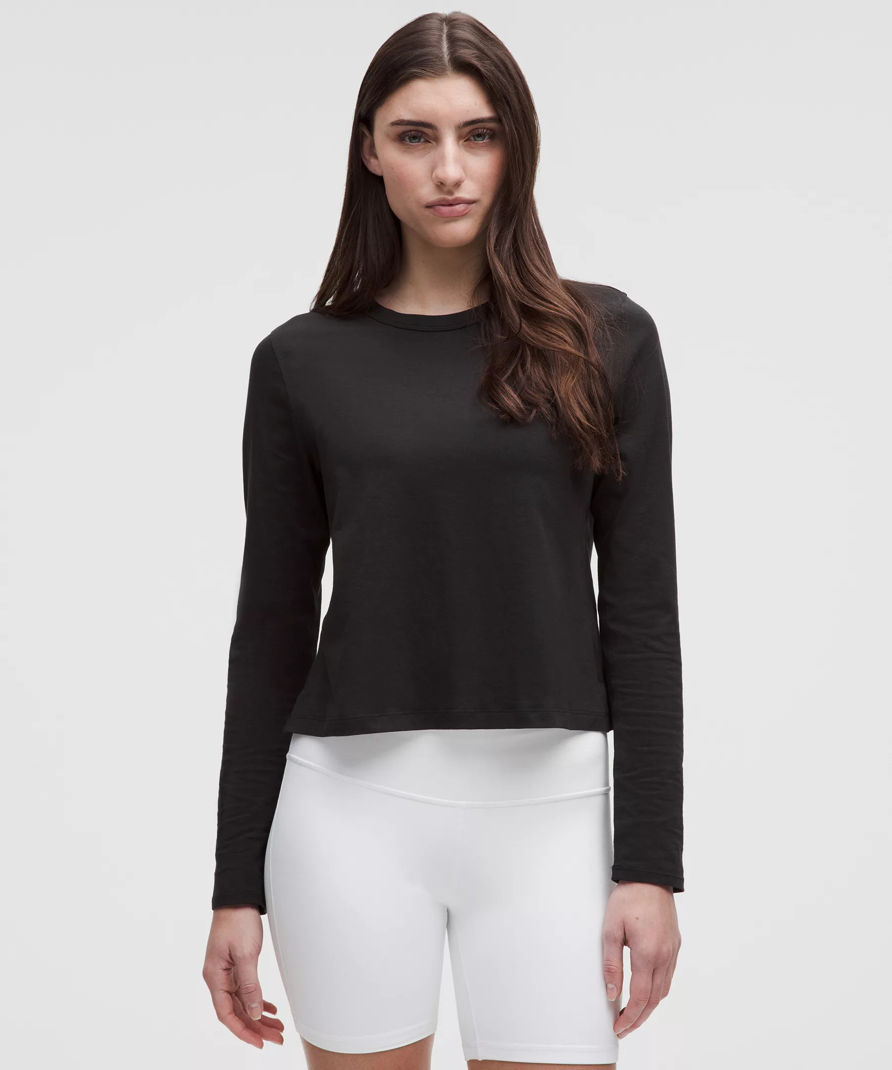 Classic-Fit Cotton-Blend Long-Sleeve Shirt | Women's Long Sleeve Shirts | lululemon | Lululemon (US)