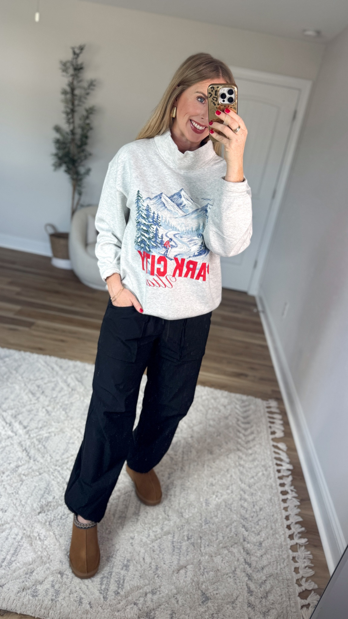 Daily try on, Walmart style, Walmart try on, no boundaries, Avia, mock neck sweatshirt