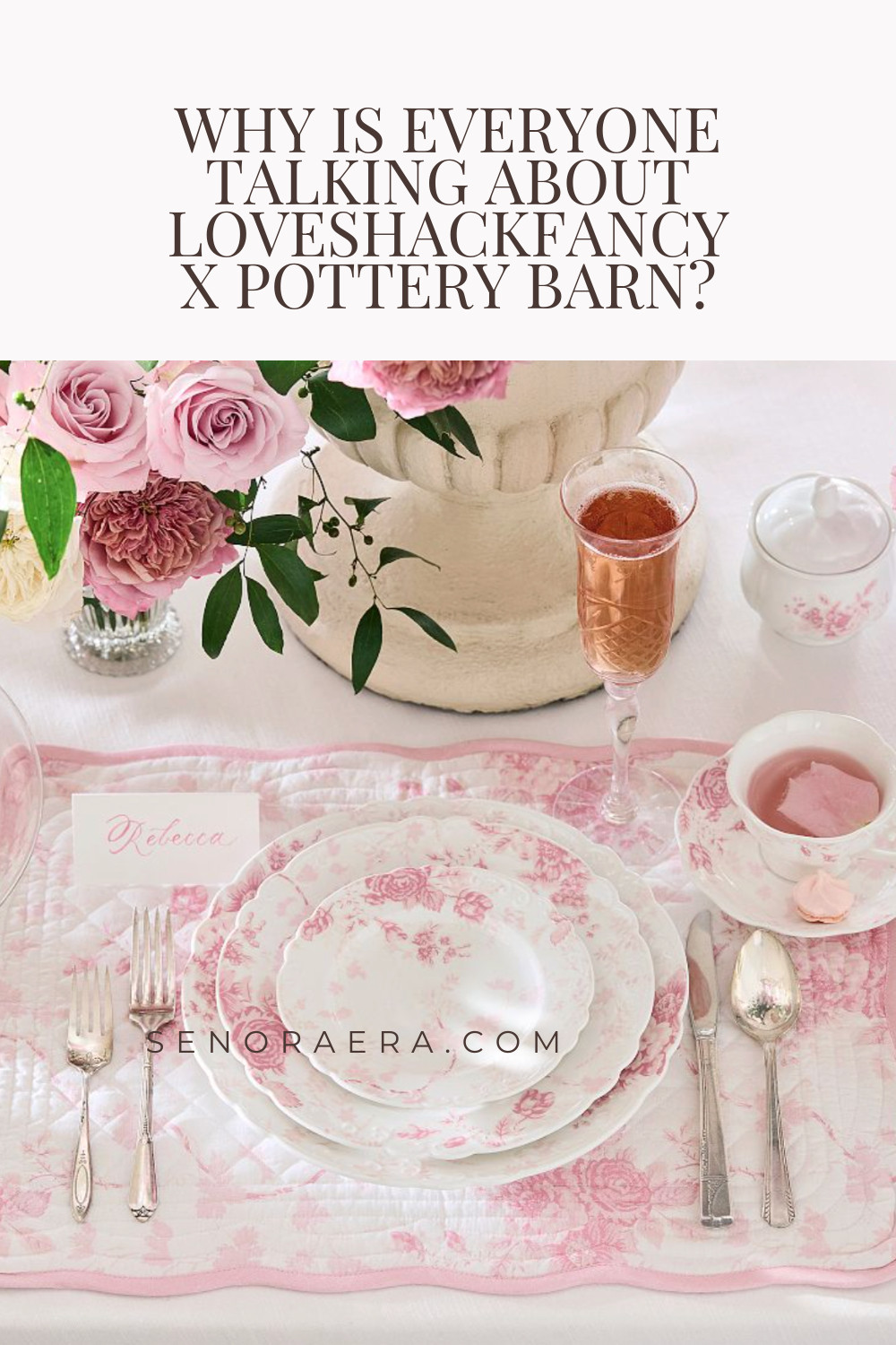 Now on sale! Why is everyone obsessed with the LoveShackFancy x Pottery Barn collab? In a world that can feel pretty loud and overwhelming, LoveShackFancy offers something that functions almost like an exhale. Soft colors. Gentle textures. Prints that feel handcrafted and personal. Whether it’s a dress you slip on for a Saturday morning or a set of sheets that make your bed feel like a retreat, the brand consistently delivers that sense of beauty in the everyday. 

 #LTKOver40 #LTKHome #LTKSaleAlert