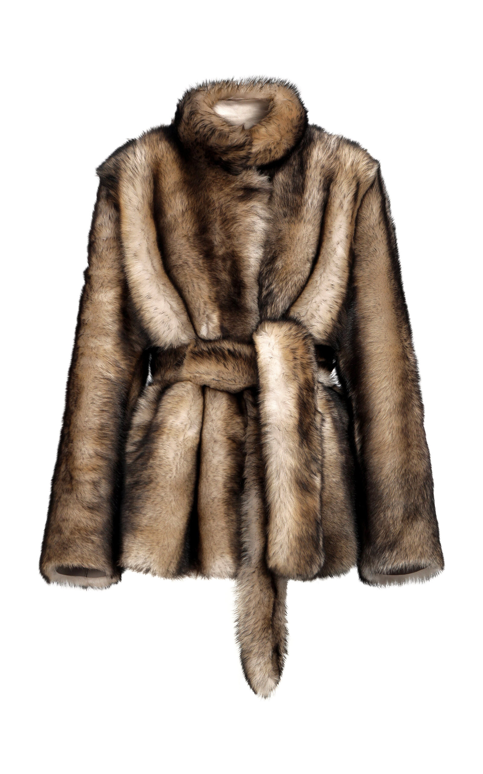 Nour Hammour - Elsa Shearling Coat - Brown - FR 32 - Moda Operandi | Moda Operandi (Global)