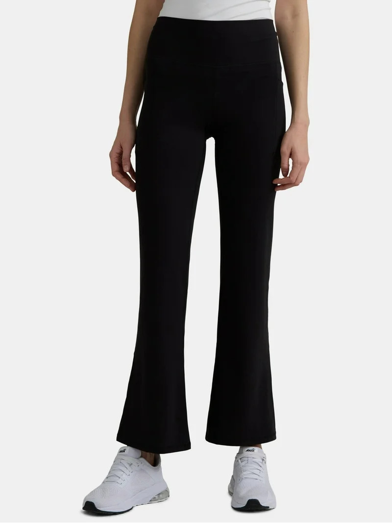 Avia Women's and Women's Plus SoftSculpt Flare Leggings with Pockets, Sizes XS-4X | Walmart (US)