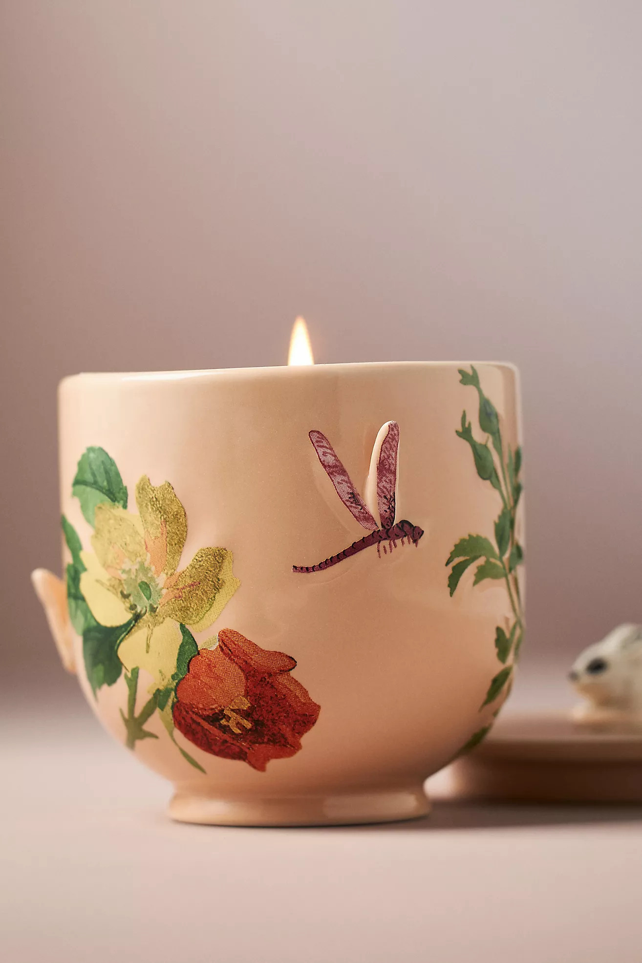 Gardenia Fresh White Cashmere & Musk Ceramic Candle | Anthropologie (US)