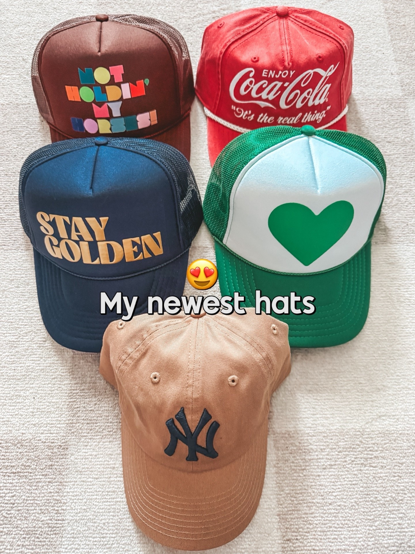 Loving these hats! 😍
🧢 Save with code MANDIE10 on the hold your horses hat @happystackshop 