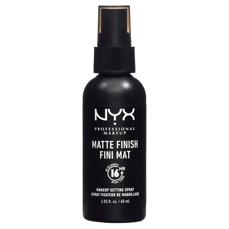 NYX Professional Makeup Setting Spray, Matte Finish, Long-Lasting, Vegan Formula, 2.03 oz | Walmart (US)