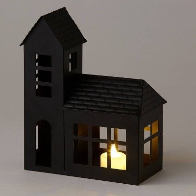 9" Decorative Metal Church Black - Wondershop™ | Target