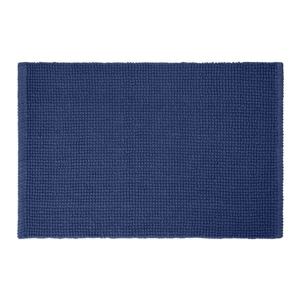 Gap Home Popcorn Non-Slip Cotton Bath Rug Navy 20"x30" - Walmart.com | Walmart (US)
