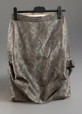 Giorgio Armani Seidenrock silk Snake Skin Print Luxury Very Good Condition Gr 36 | eBay | eBay US