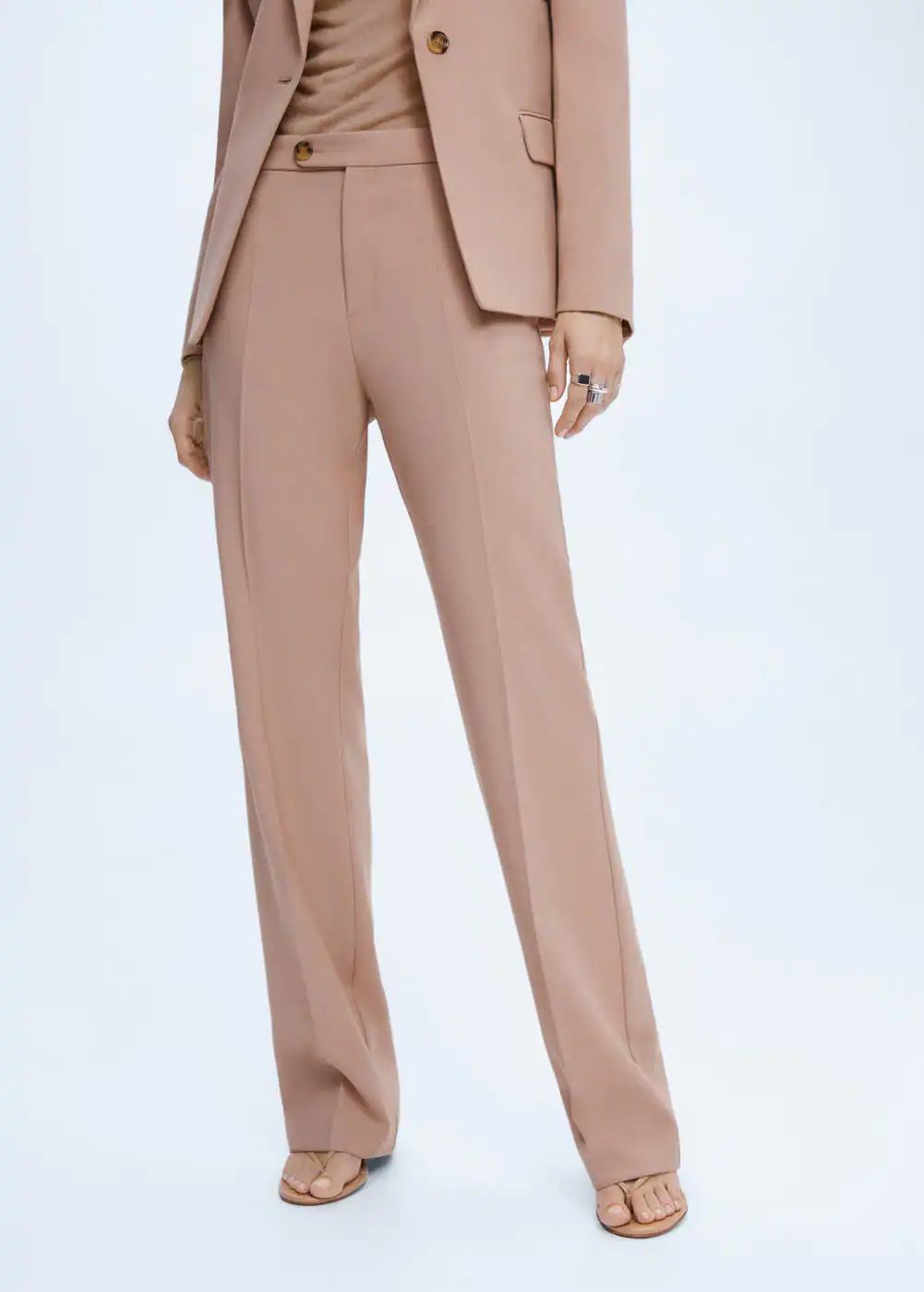 Straight suit pants -  Women | Mango USA | MANGO (US)