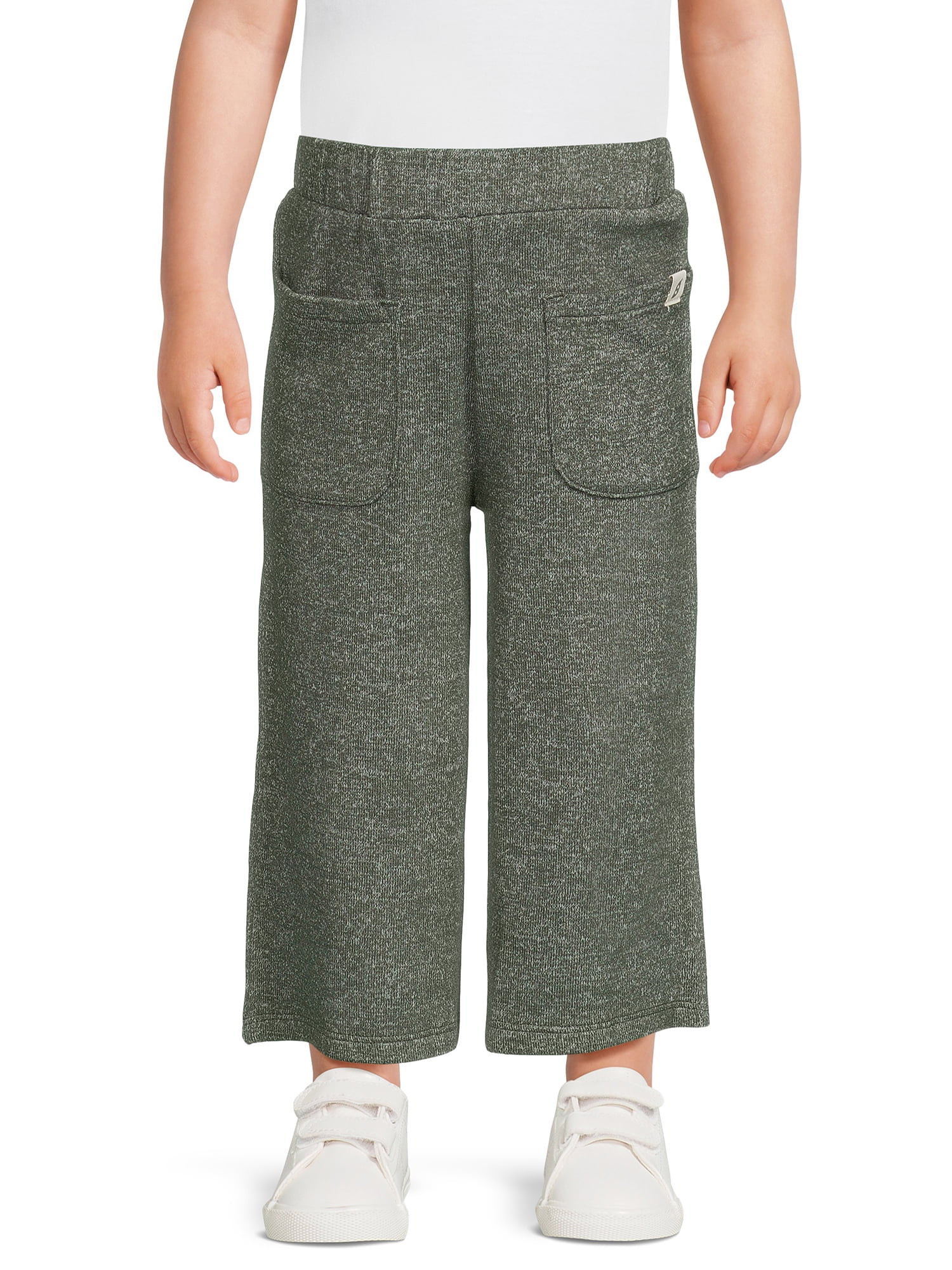 easy-peasy Toddler Girl Hacci Wide Leg Pant, Sizes 12 Months-5T | Walmart (US)