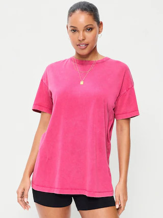 Oversized EveryWear Tunic T-Shirt | Old Navy (US)