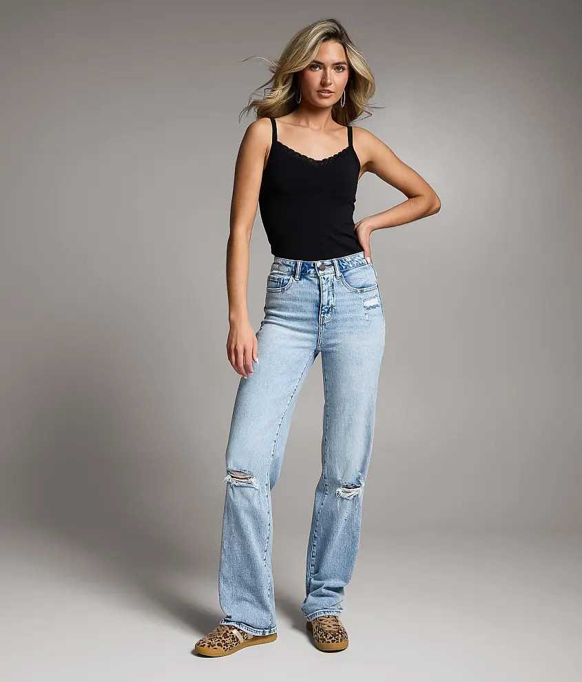 Billie Classic Straight Stretch Jean | Buckle