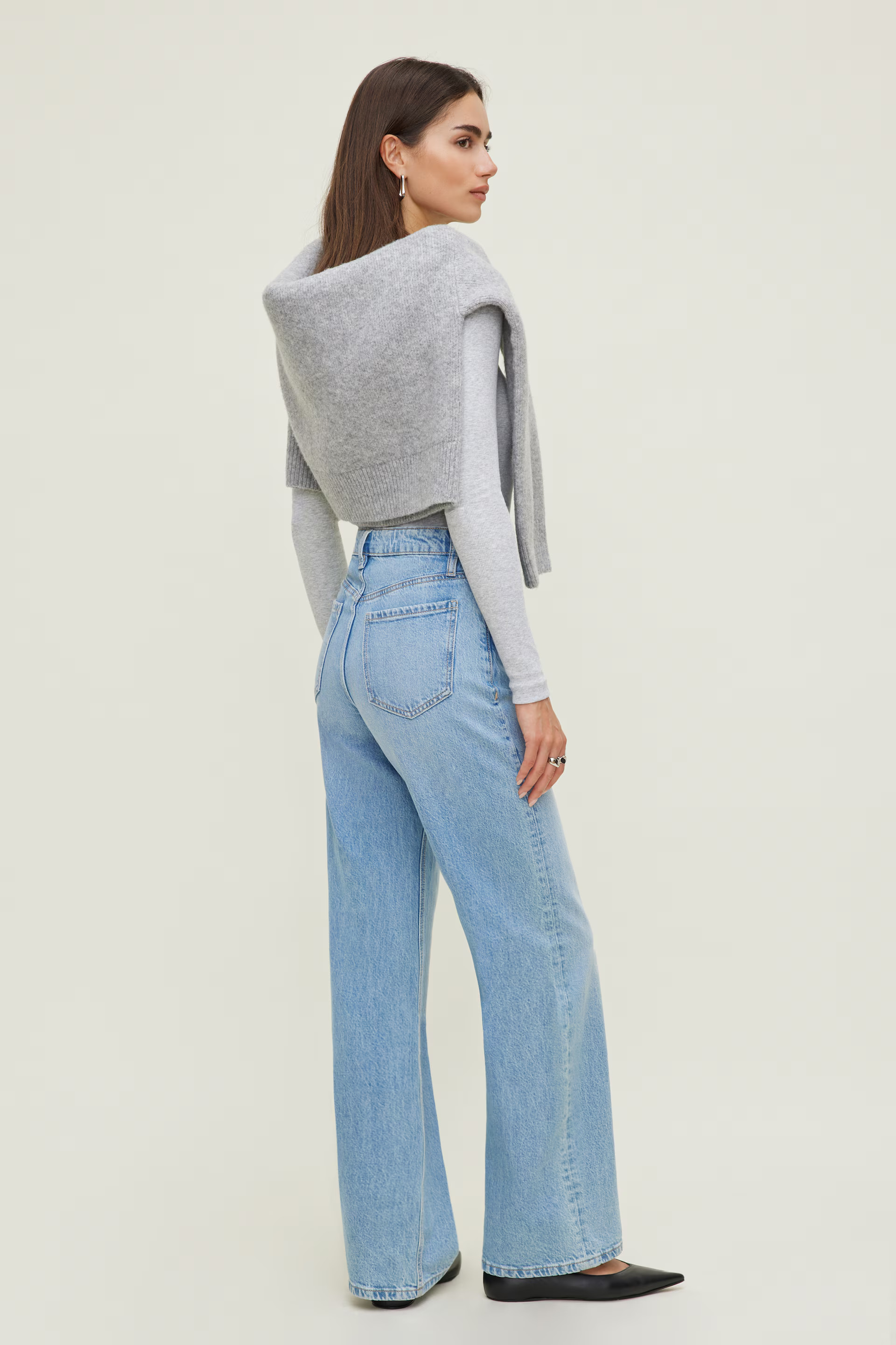 Heidi High Rise Wide Leg Jeans | Dynamite Clothing