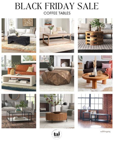 I’ve been sourcing so much furniture lately for clients. Here is a curated collection of coffee tables already on sale for Black Friday 😍 tis the season!! 

#LTKhome #LTKSeasonal #LTKCyberWeek