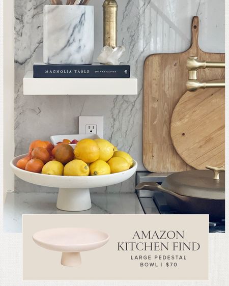 HOME \ Amazon kitchen find - large pedestal bowl!!👌🏻👌🏻 

Decor

#LTKfindsunder100 #LTKhome