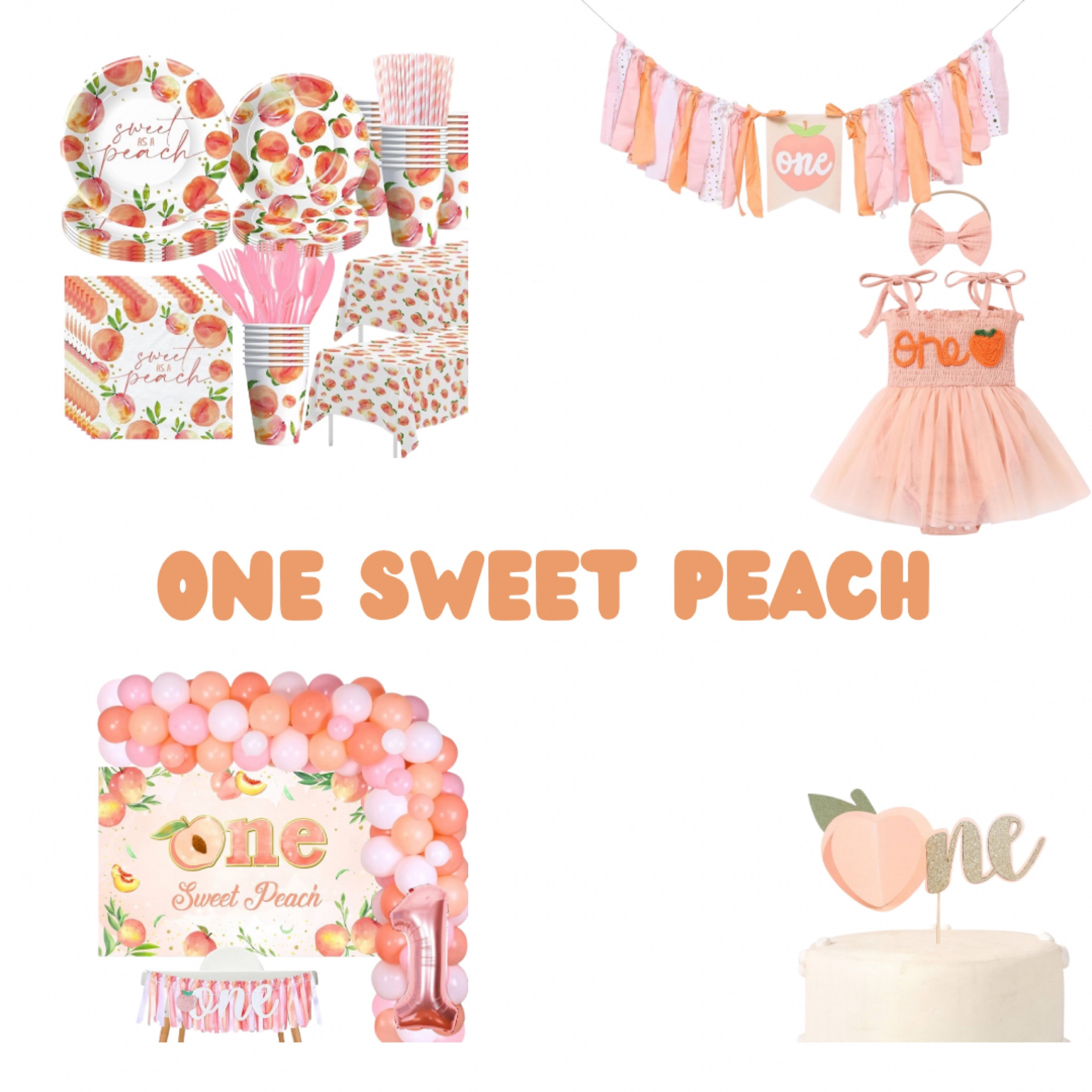 One sweet peach 
Girl’s first birthday party theme

#LTKKids #LTKBaby #LTKParties