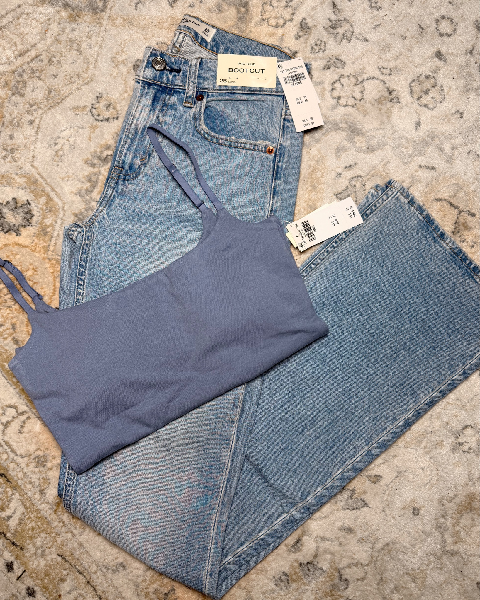 Abercrombie is running a huge Black Friday sale! 

I had to order a second pair of my go-to jeans since they’re half off! I also had to grab the 90’s tank with built in bra. Perfection! 

Plus swipe to see the men’s sweats I got in muted camo. They’re SO SOFT and 50% off!! 

I linked these below! 

#LTKGiftGuide #LTKSaleAlert #LTKCyberWeek