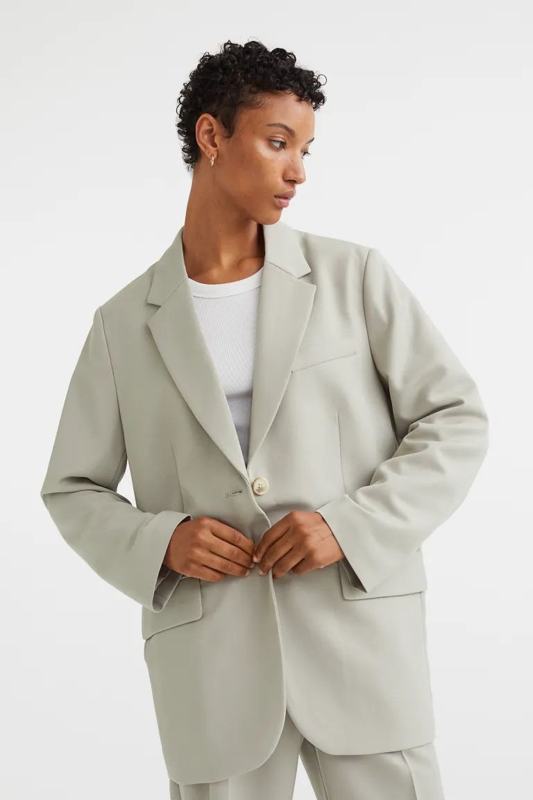 Oversized Single-breasted Jacket | H&M (US + CA)