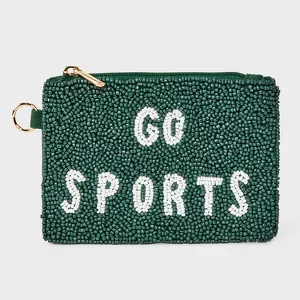 Go Sports Beaded Pouch - Universal Thread™ Green/White | Target